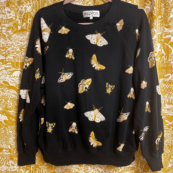 Wildfox Moth Pullover Sweatshirt - Picture 6 of 6